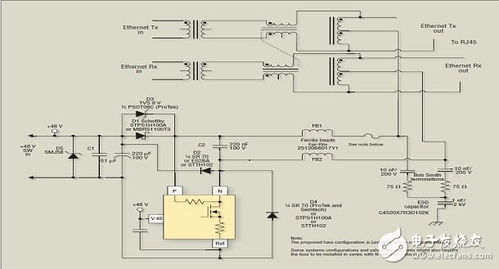 以太網(wǎng)供電浪涌保護電路設(shè)計方案詳解